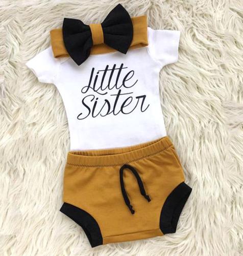 3-piece Baby Littler Sister Suit