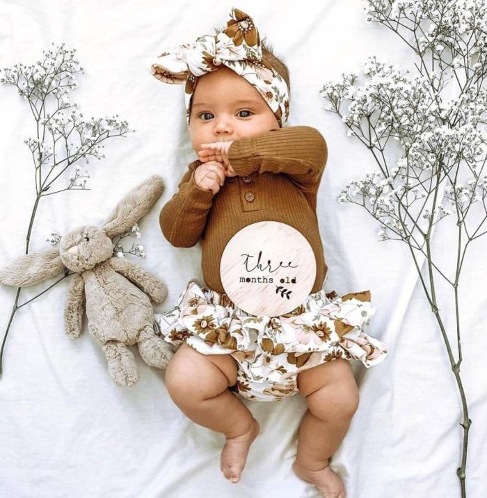 3-piece Baby Flower Set