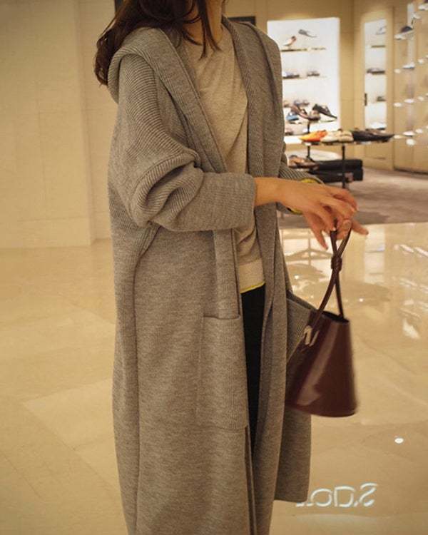 Women Casual Hooded Long Sleeve Outerwear M-3XL
