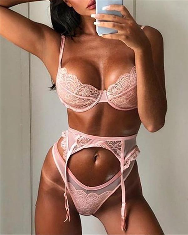 3PCS Lace Lingerie Set