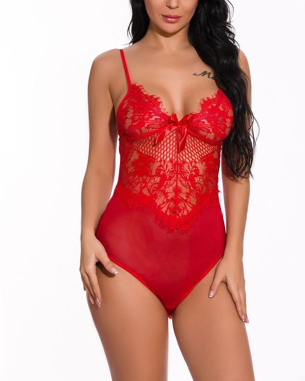 Sexy Lace Lingerie Bodysuit