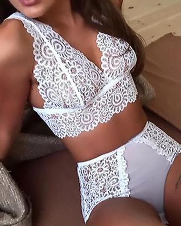 Sexy Lace sleepwear Plus Size Lingerie