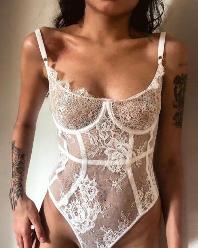 High Quality Lace Bodysuit Sexy Teddy Lingerie