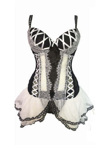 Lace Tied One-piece Erotic Lingerie