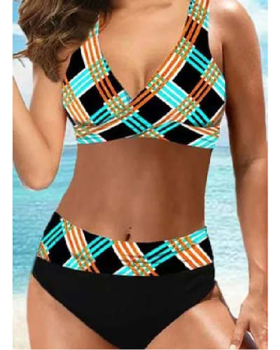 Split Bikini Casual Swimsuit