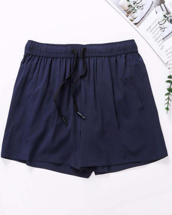 Men's Casual Solid Short Pants