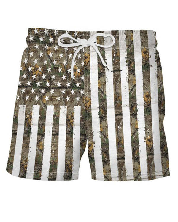 Men's Flag Graphic Men's Casual Beach Pants