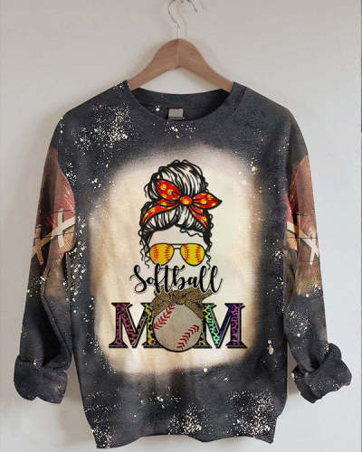 Softball Mom Long Sleeve Top