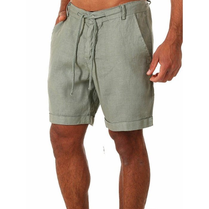 Men's Lace-Up Casual Shorts