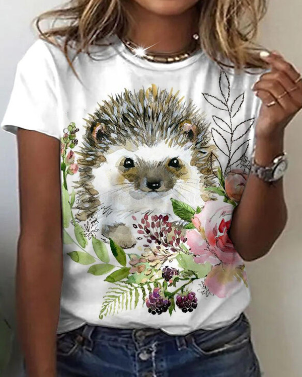 Hedgehog Loose Casual Top