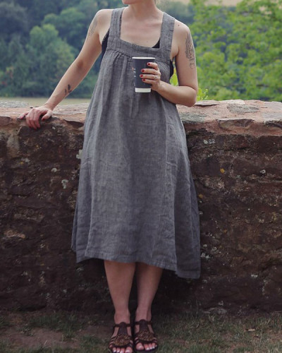 Linen Loose Dress