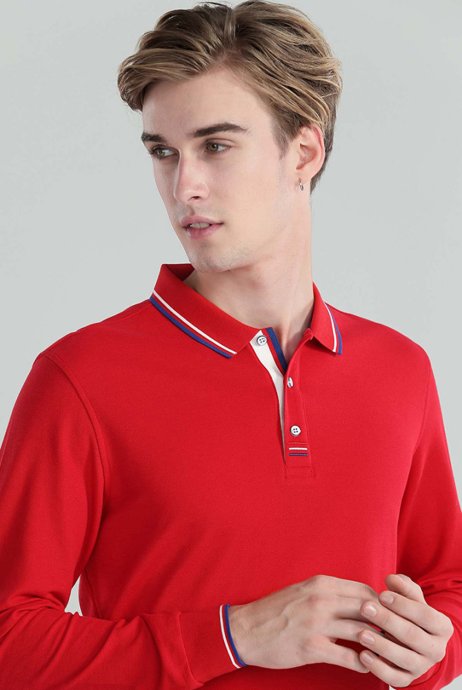 High Quality Mens Long Sleeve Polo Shirts