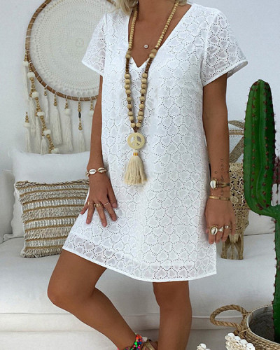 Lace Loose Dress