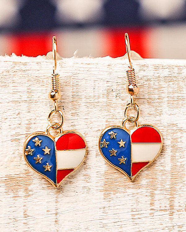 Flag Earrings