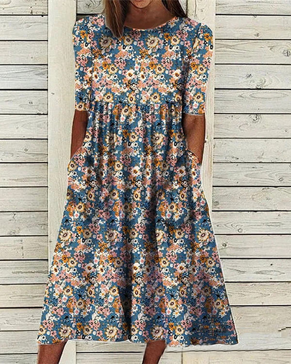 Casual Floral Dress