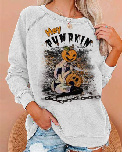 Hey Pumpkin  Loose Sweatshirt