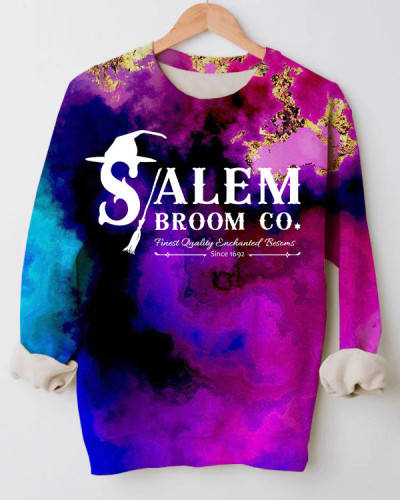 Salem Broom Company Tie Dye Sweatshirt