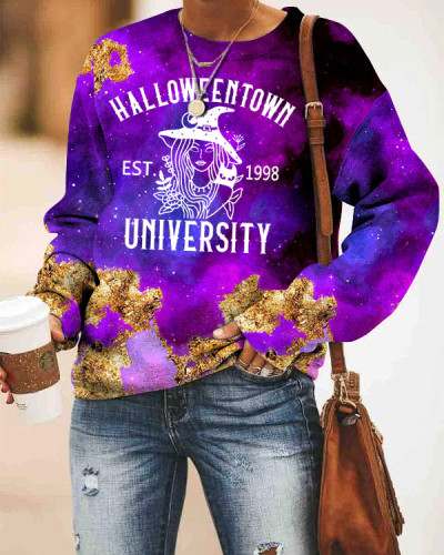 Halloweentown University  Tie Dye Sweatshirt