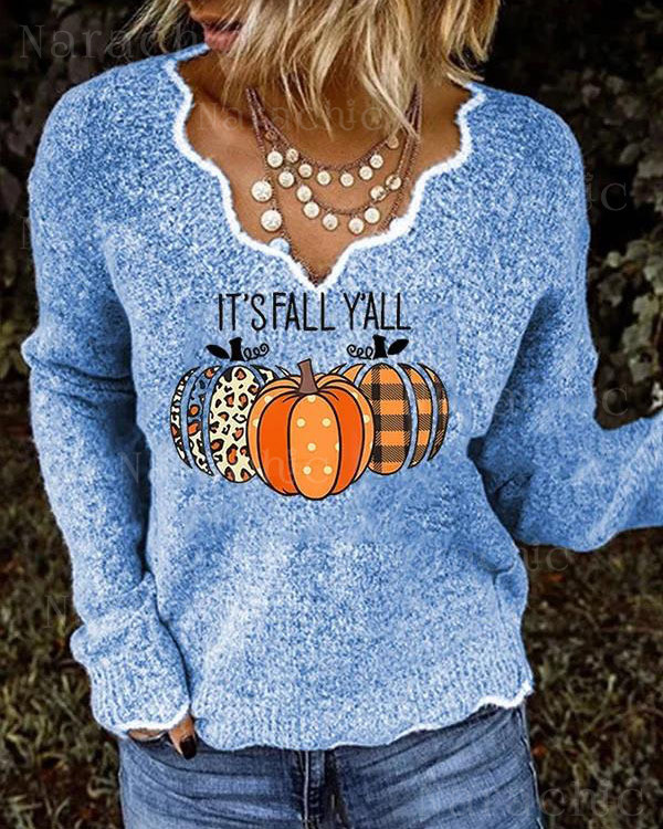 Halloween Pumpkin Print Top