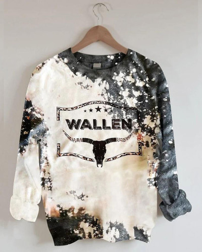 Women's Wallen Dangerous Album Tie Dye Print Sweatshirt