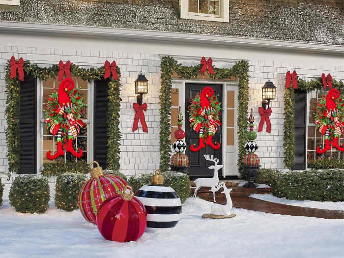 Elf Christmas Wreath-for Front Door &Double Doors