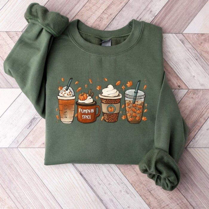 Fall Coffee Halloween Sweatshirt