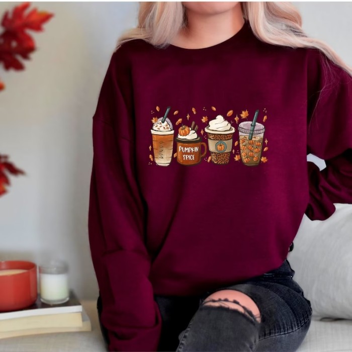 Fall Coffee Halloween Sweatshirt