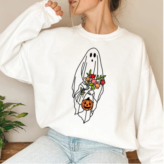 Funny Halloween Ghost Sweatshirt