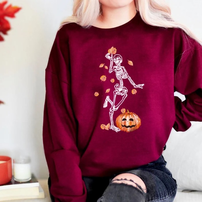 Funny Halloween Skeleton Sweatshirt