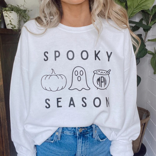 Funny Halloween Spooky Season Sweatshirt