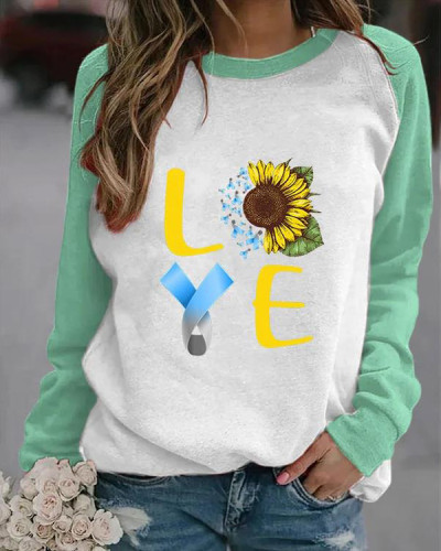 Women's November Focus on Diabetes Printed Sweatshirt