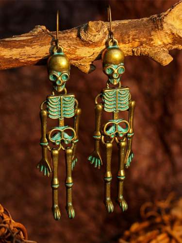 Women's Halloween Skull Skull Earrings