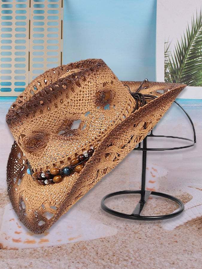 Ethnic Style Hollow Straw Hat