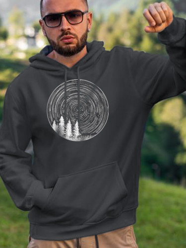 Aurora Printed Cozy Pullover Hoodie