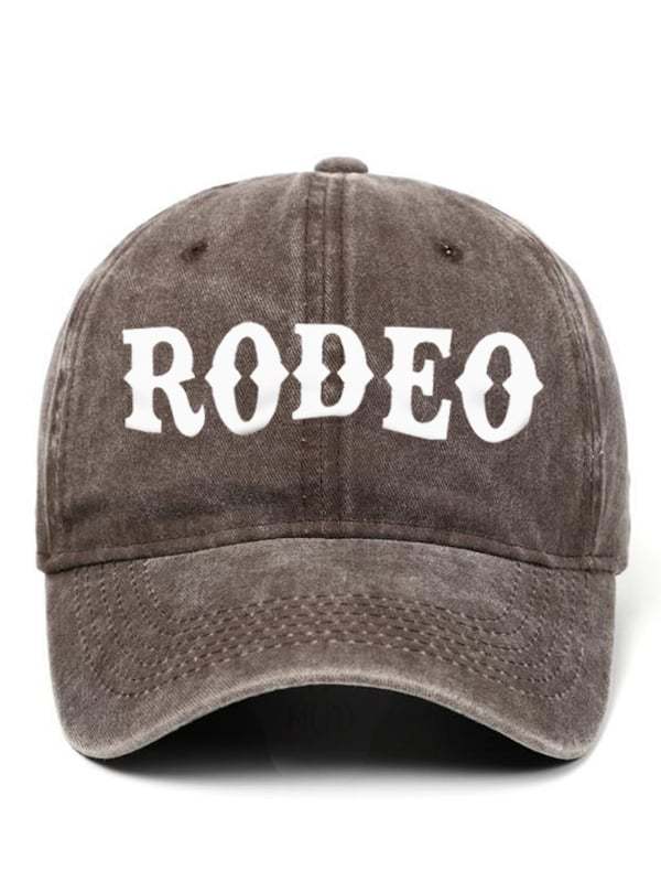 Retro Rodeo Print Baseball Cap