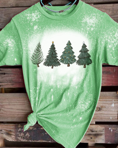 Christmas Tree Tie Dye Tee