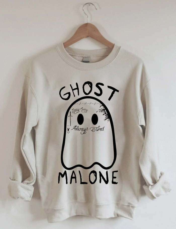 Ghost Malone Spooky Casual Sweatshirt