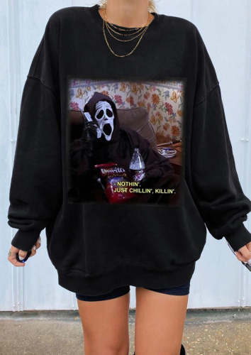 Let's Watch Scary Movies Sweatshirt