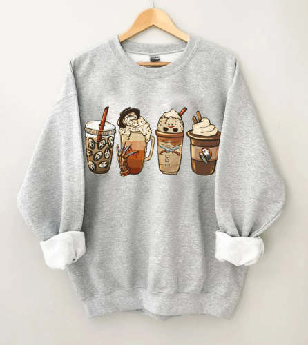 Spooky Coffee Halloween Sweatshirt