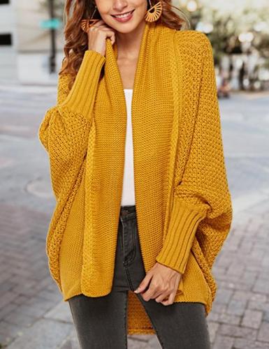 Knitted Long Sleeve Cardigans