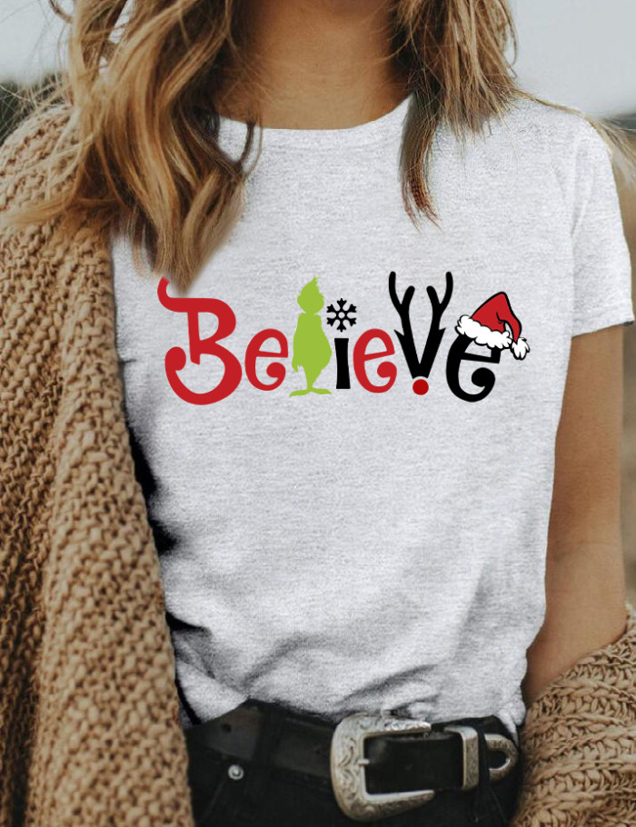 Grinch Believe Christmas T-Shirt