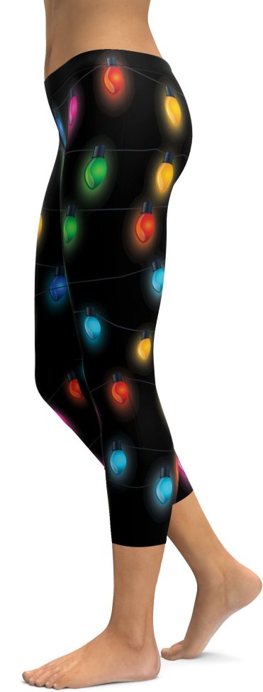 Christmas Lights Capris