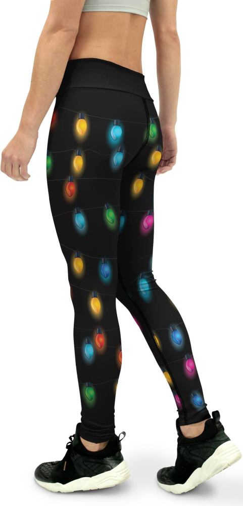 Christmas Lights Yoga Pants