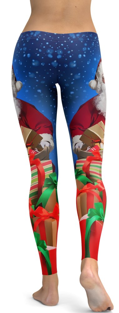 Santa & Presents Christmas Leggings