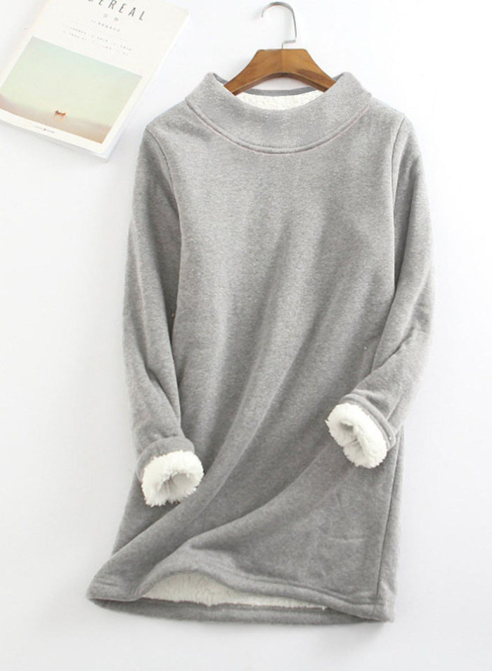 💥Hot Sale，Sold 20000+💥Women‘s NEW Casual Cotton Round Neck Solid Sweatshirt (S-5XL)