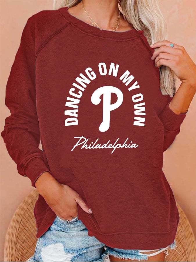 Women's Dancing on My Own Philadelphia Print Sweatshirt