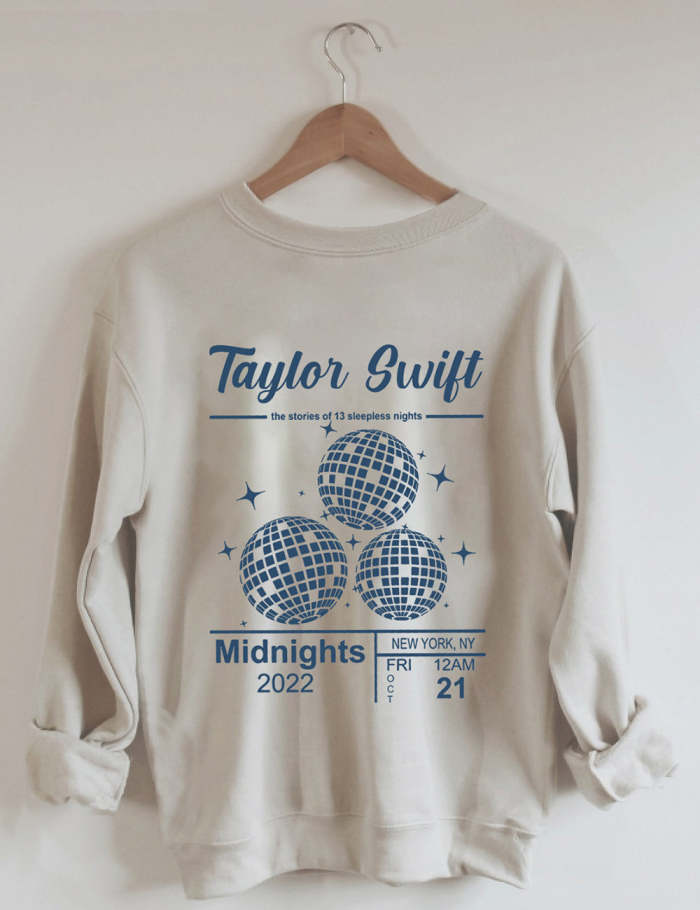 Taylor Meet Me At Midnight Sweatshirt