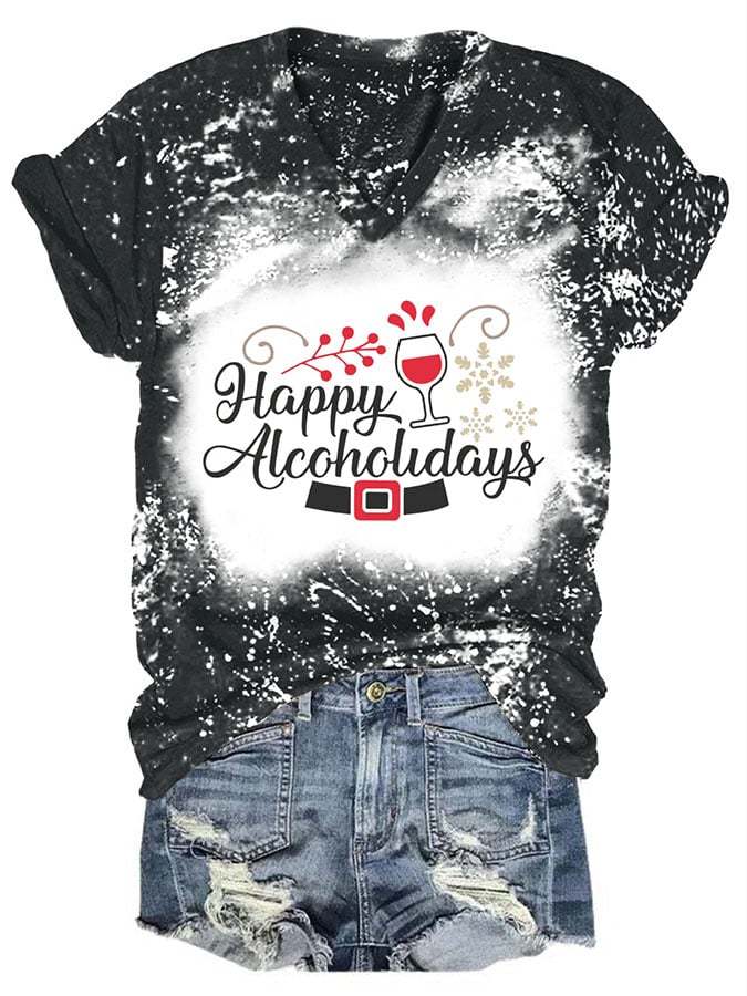 Fashion Tie Dye Print Short Sleeve T-Shirt