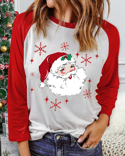 Santa Claus Sleeve T-shirt