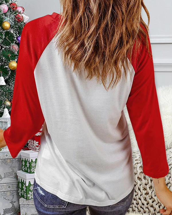 Santa Claus Sleeve T-shirt